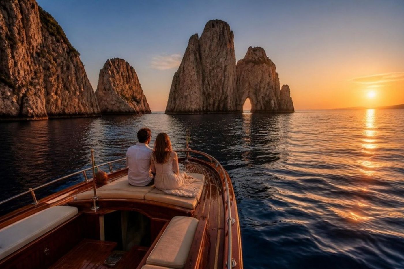 Passeio de barco até Capri, Costa Amalfitana